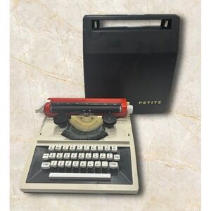 Vintage Petite Typewriter Case Made in England Working Retro Mid Century‎ Decor